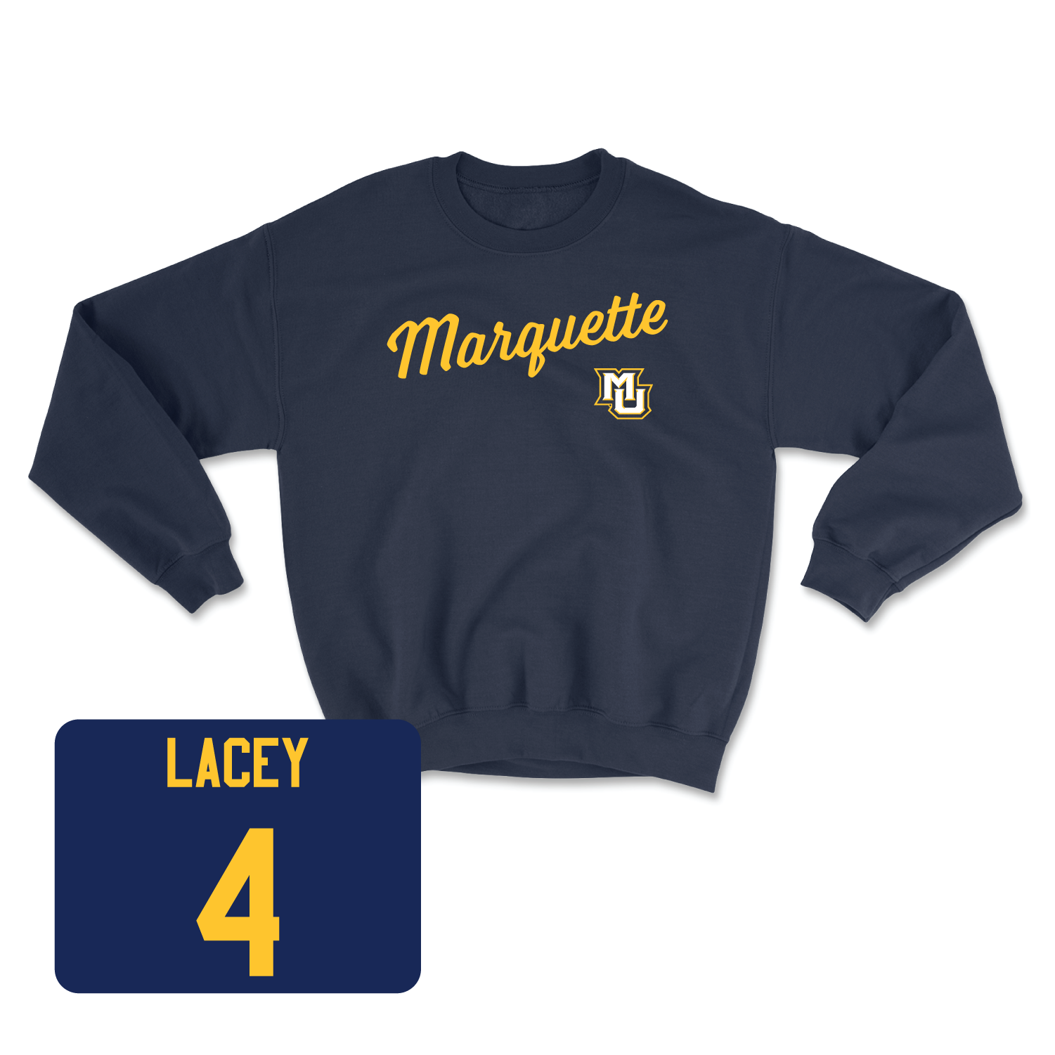 Navy Women's Soccer Script Crew Small / Bonnie Lacey | #4