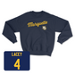 Navy Women's Soccer Script Crew Youth Small / Bonnie Lacey | #4