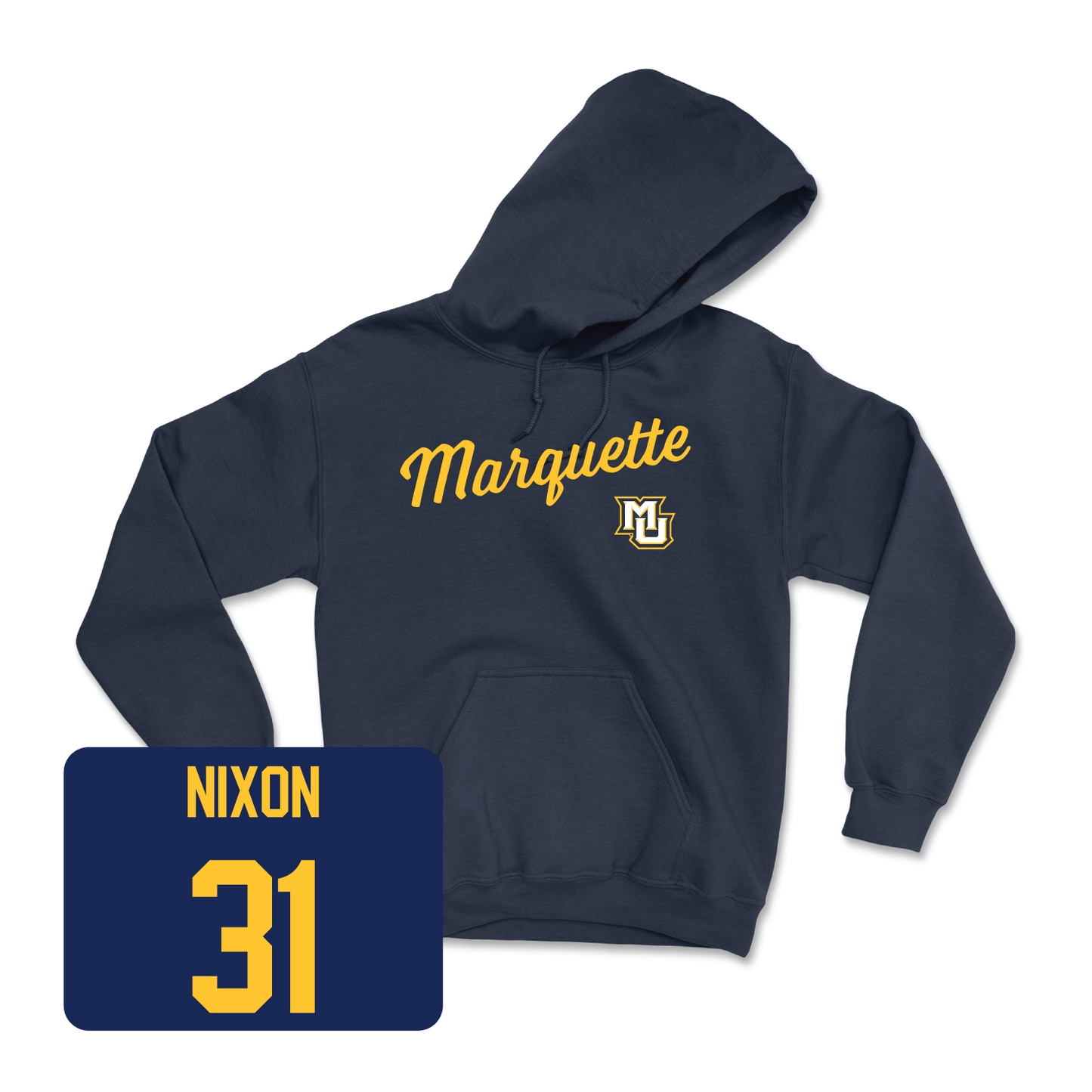 Navy Women's Lacrosse Script Hoodie 2X-Large / Brynna Nixon | #31