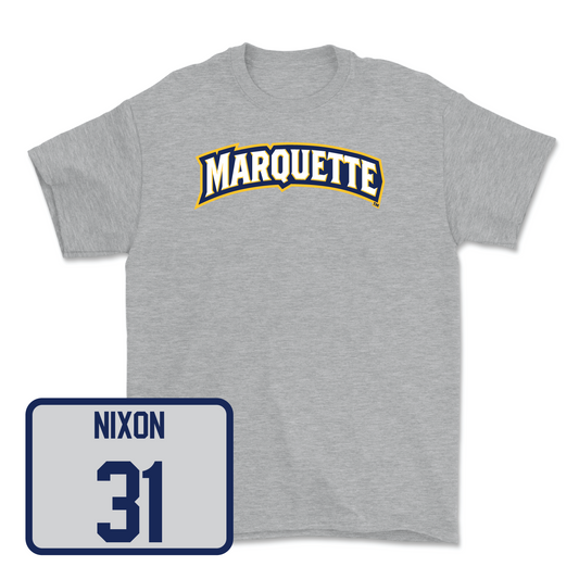 Sport Grey Women's Lacrosse Wordmark Tee Youth Small / Brynna Nixon | #31