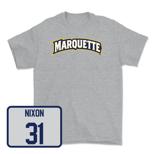 Sport Grey Women's Lacrosse Wordmark Tee - Brynna Nixon