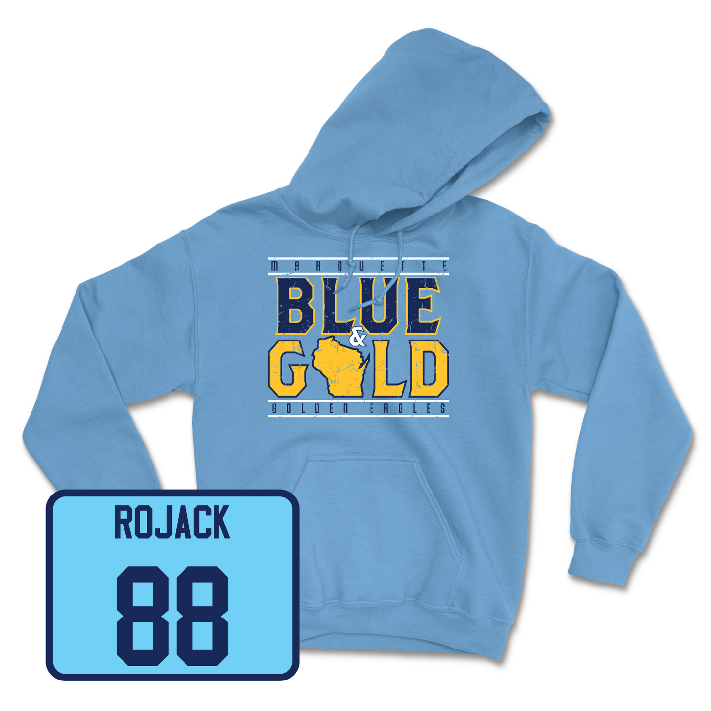 Championship Blue Men's Lacrosse State Hoodie - Adam Slager