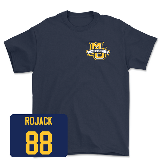 Navy Men's Lacrosse Classic Tee Youth Small / Billy Rojack | #88
