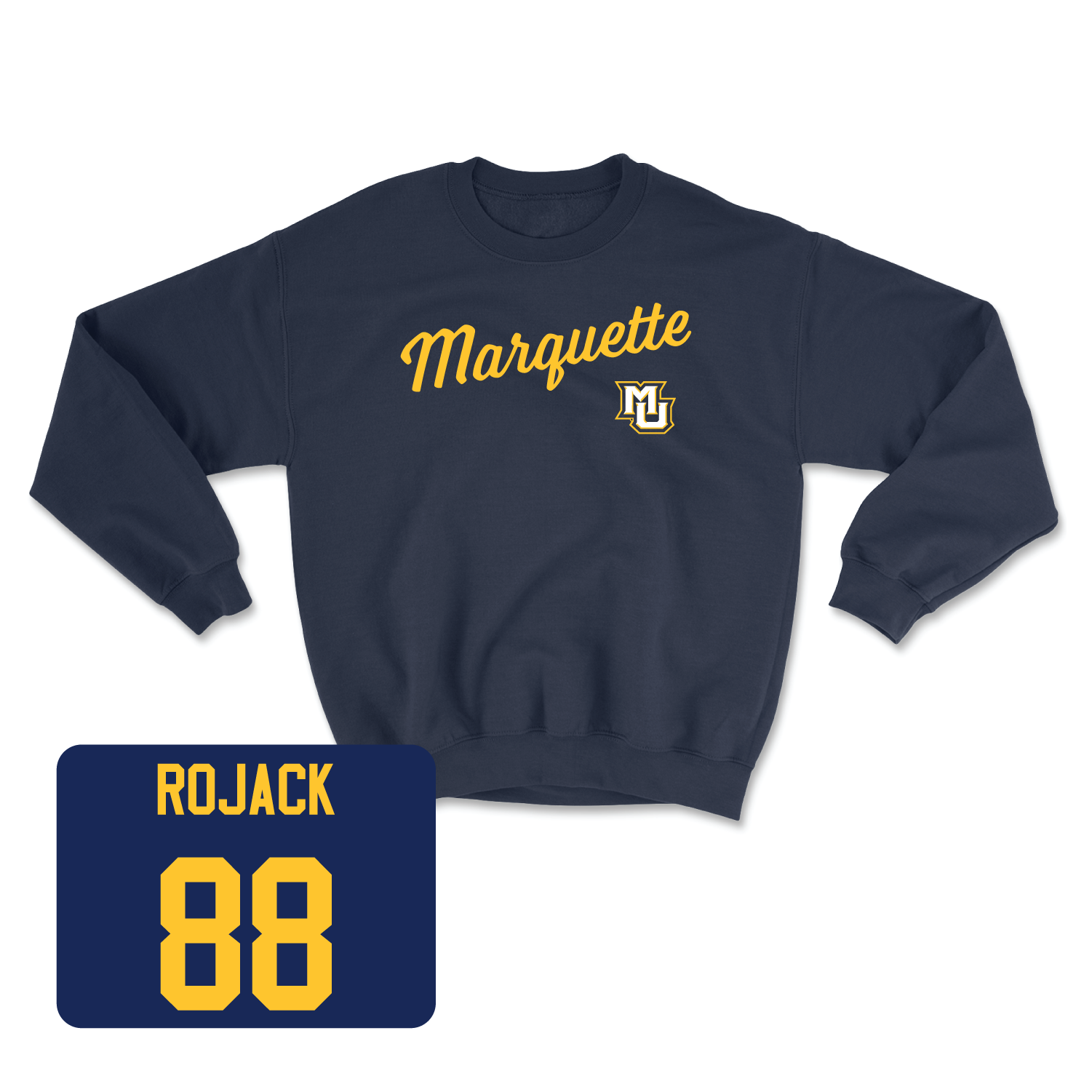 Navy Men's Lacrosse Script Crew Medium / Billy Rojack | #88