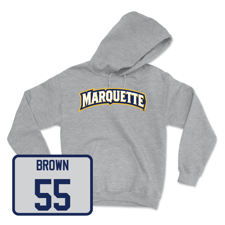 Sport Grey Men's Basketball Wordmark Hoodie - Cameron Brown