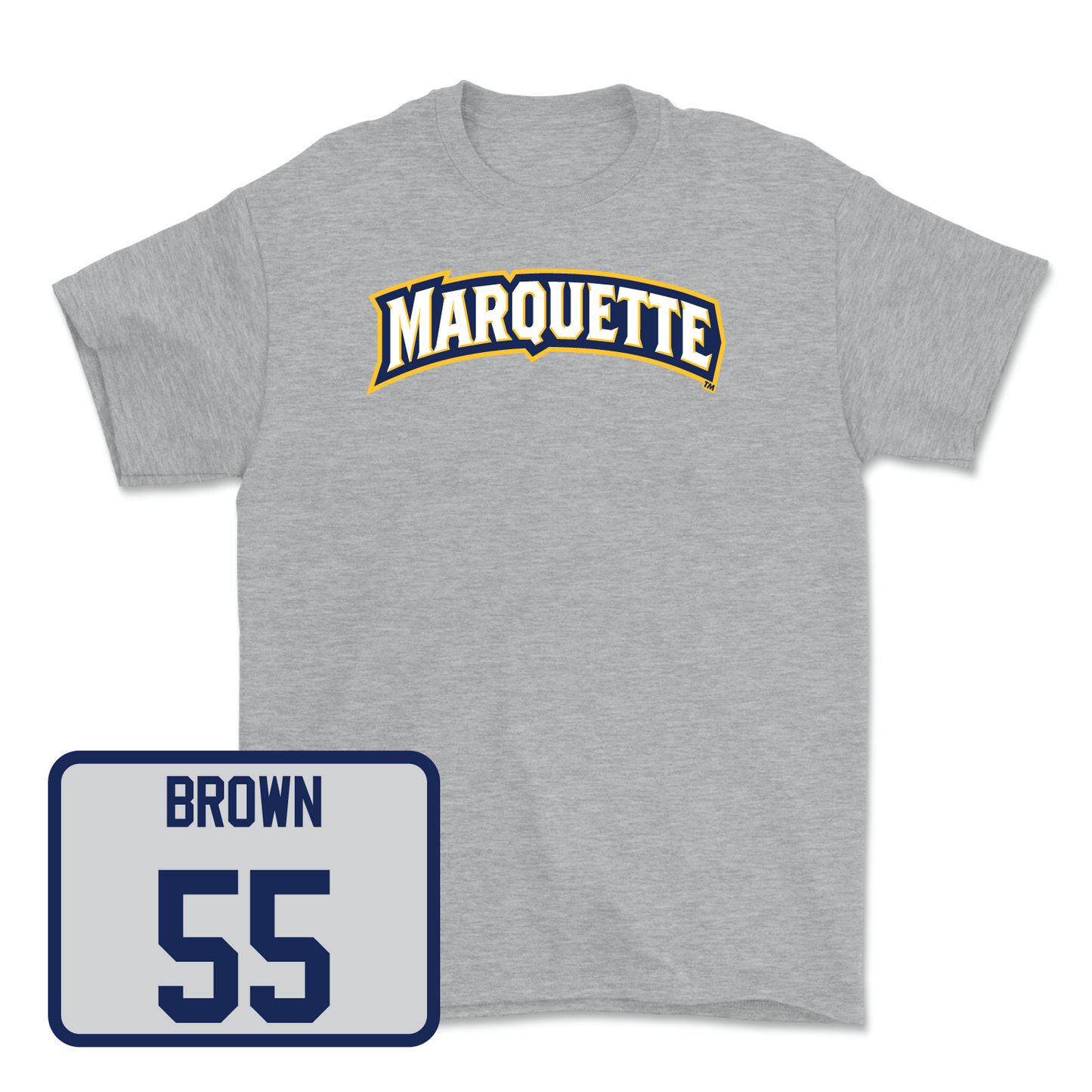 Sport Grey Men's Basketball Wordmark Tee X-Large / Cameron Brown | #55