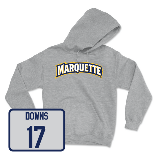 Sport Grey Women's Soccer Wordmark Hoodie Youth Small / Cate Downs | #17