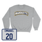 Sport Grey Men's Lacrosse Wordmark Crew Small / Cole Emmanuel | #20