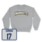 Sport Grey Men's Lacrosse Wordmark Crew Medium / Connor Gorman | #17