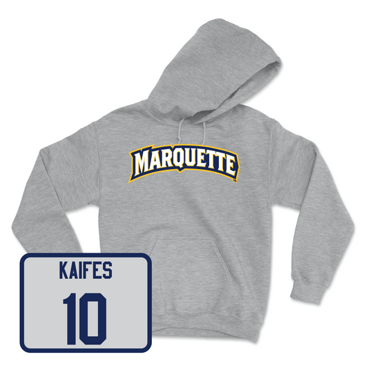 Sport Grey Women's Basketball Wordmark Hoodie Youth Small / Claire Kaifes | #10