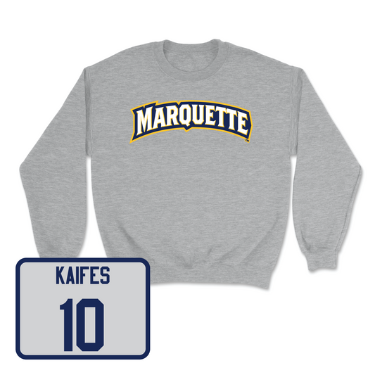 Sport Grey Women's Basketball Wordmark Crew Youth Small / Claire Kaifes | #10