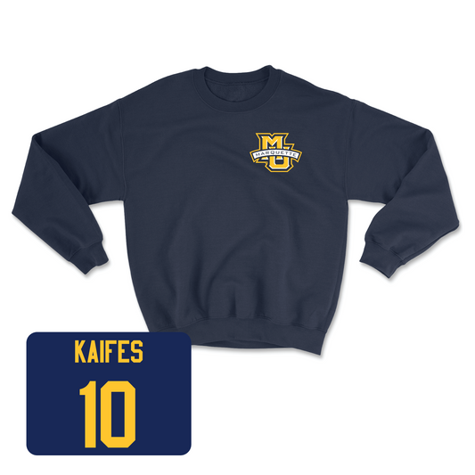 Navy Women's Basketball Classic Crew Youth Small / Claire Kaifes | #10