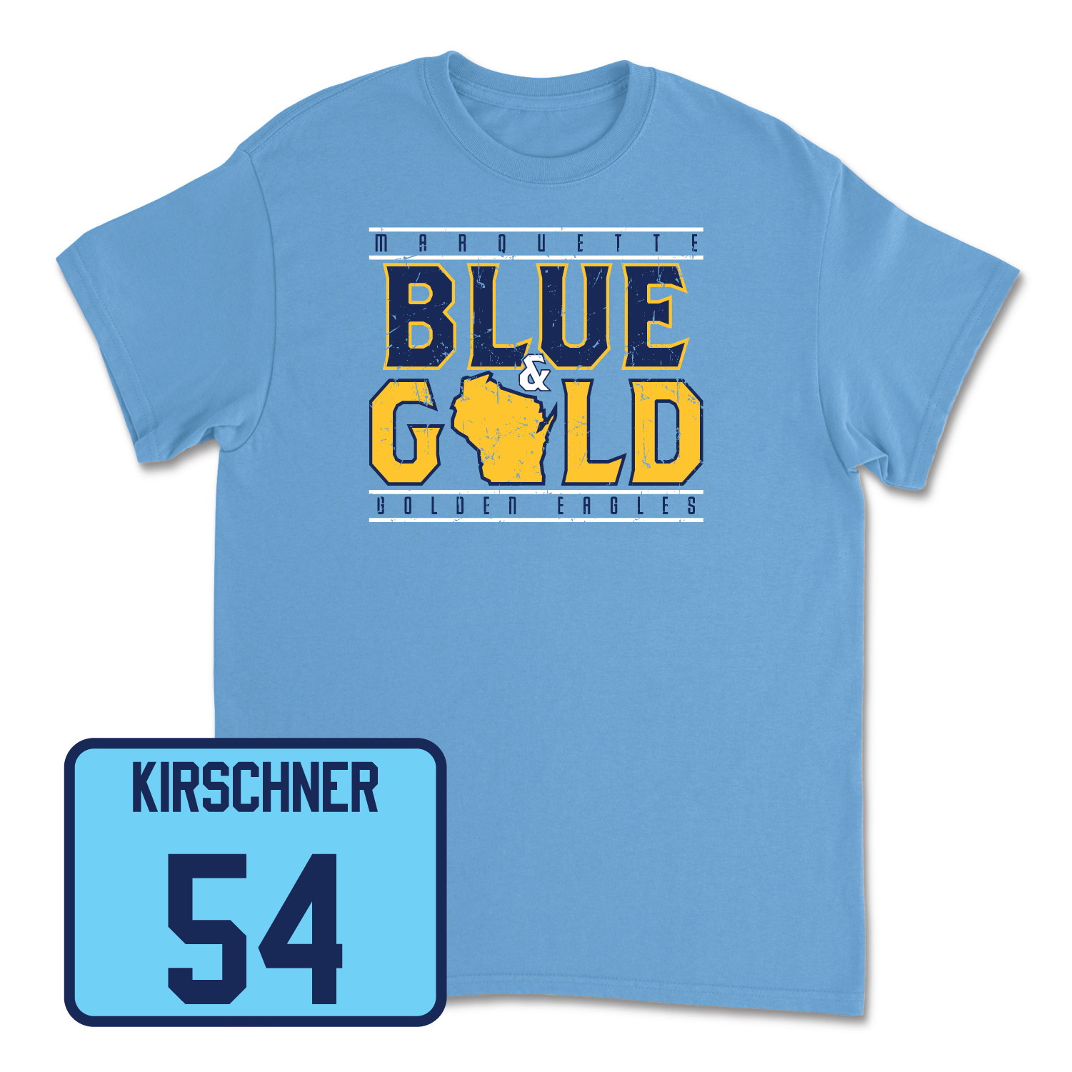 Championship Blue Men's Lacrosse State Tee 3X-Large / Christopher Kirschner | #54