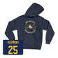 Navy Men's Basketball Hardwood Hoodie 2X-Large / Caleb Kozinski | #25