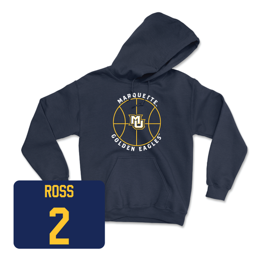 Navy Men's Basketball Hardwood Hoodie - Chase Ross