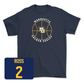 Navy Men's Basketball Hardwood Tee - Chase Ross