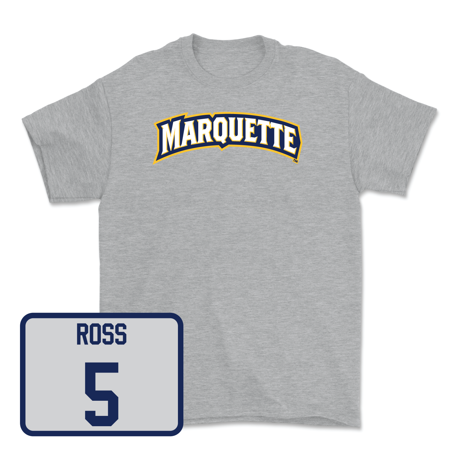 Sport Grey Men's Basketball Wordmark Tee Small / Chase Ross | #5