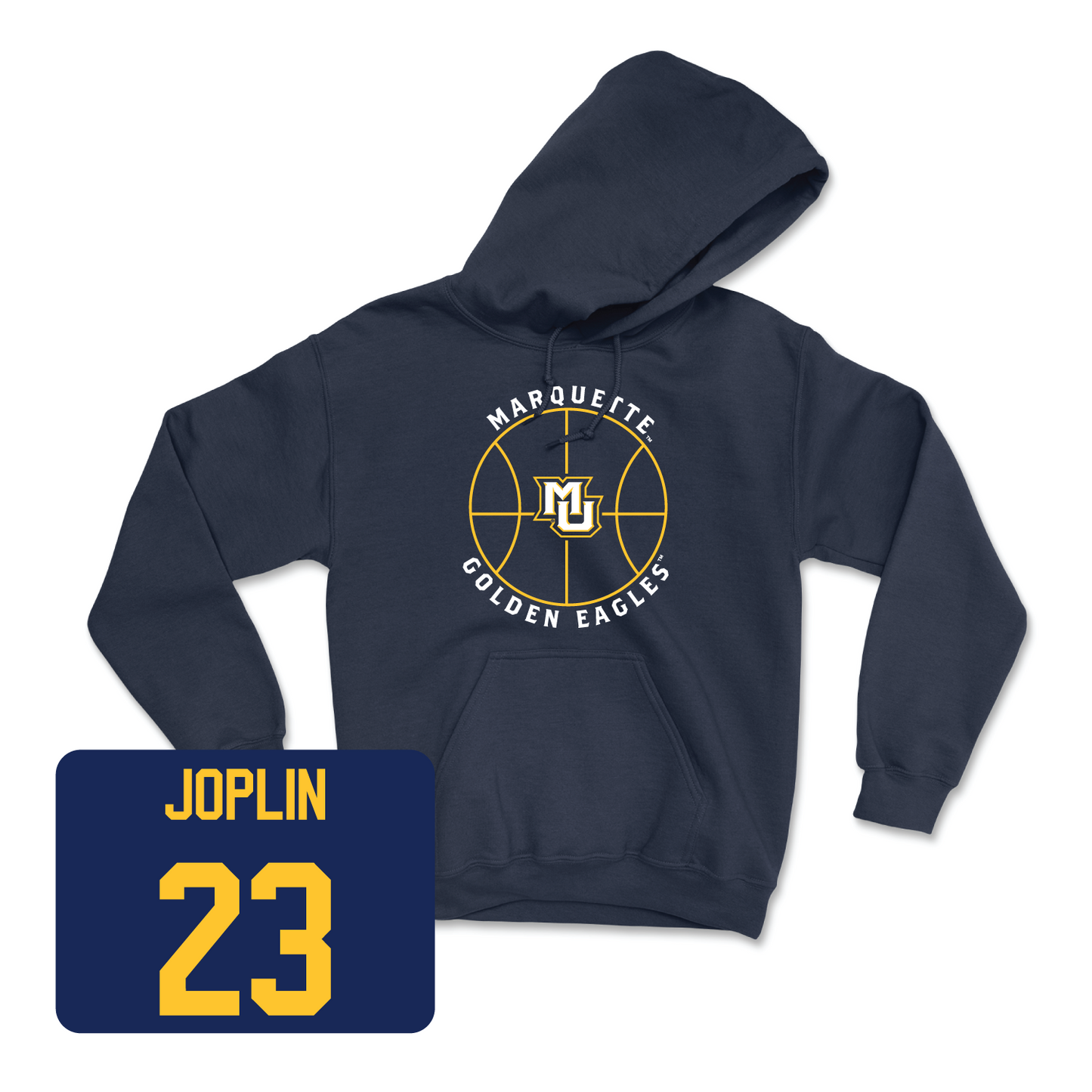 Navy Men's Basketball Hardwood Hoodie - David Joplin