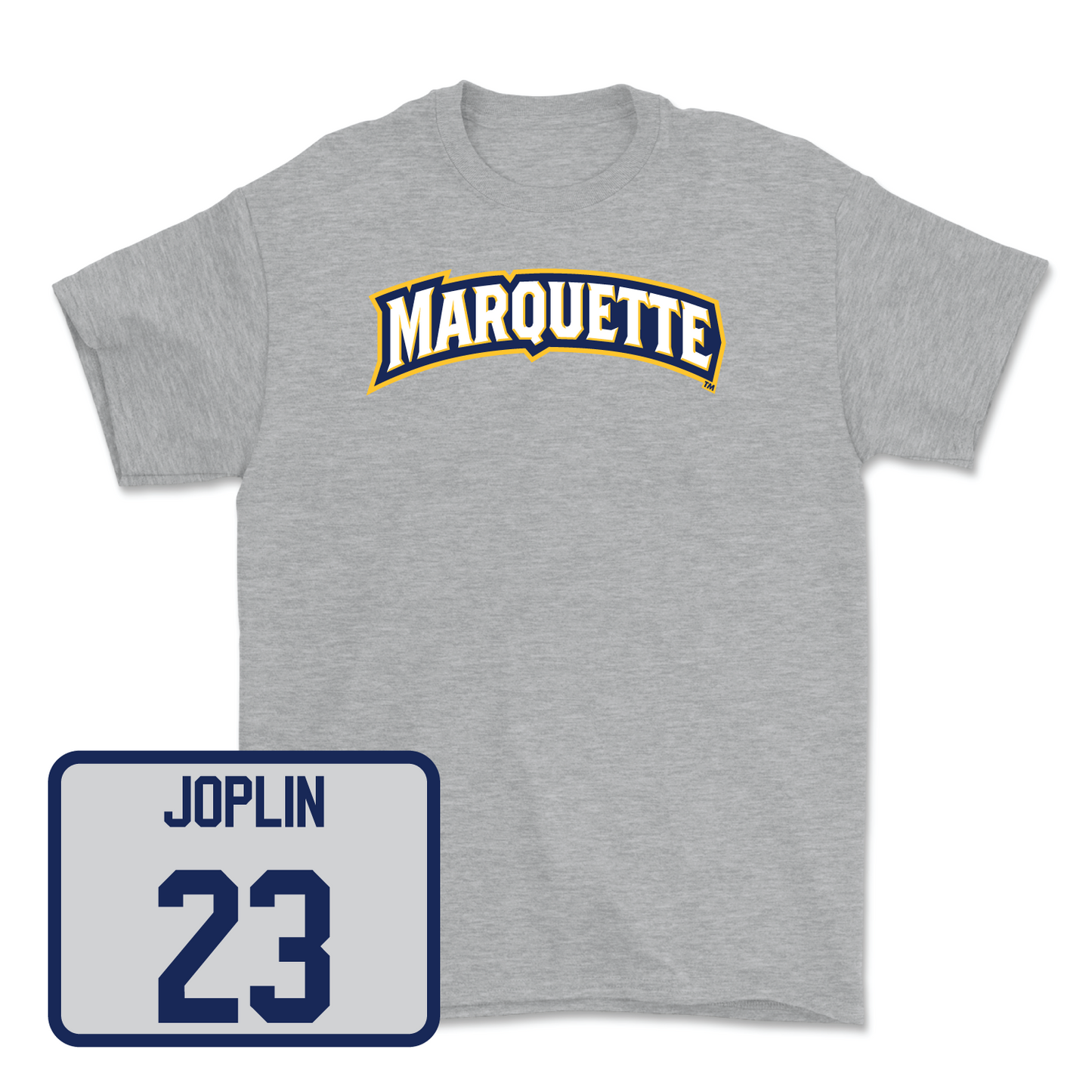 Sport Grey Men's Basketball Wordmark Tee Small / David Joplin | #23