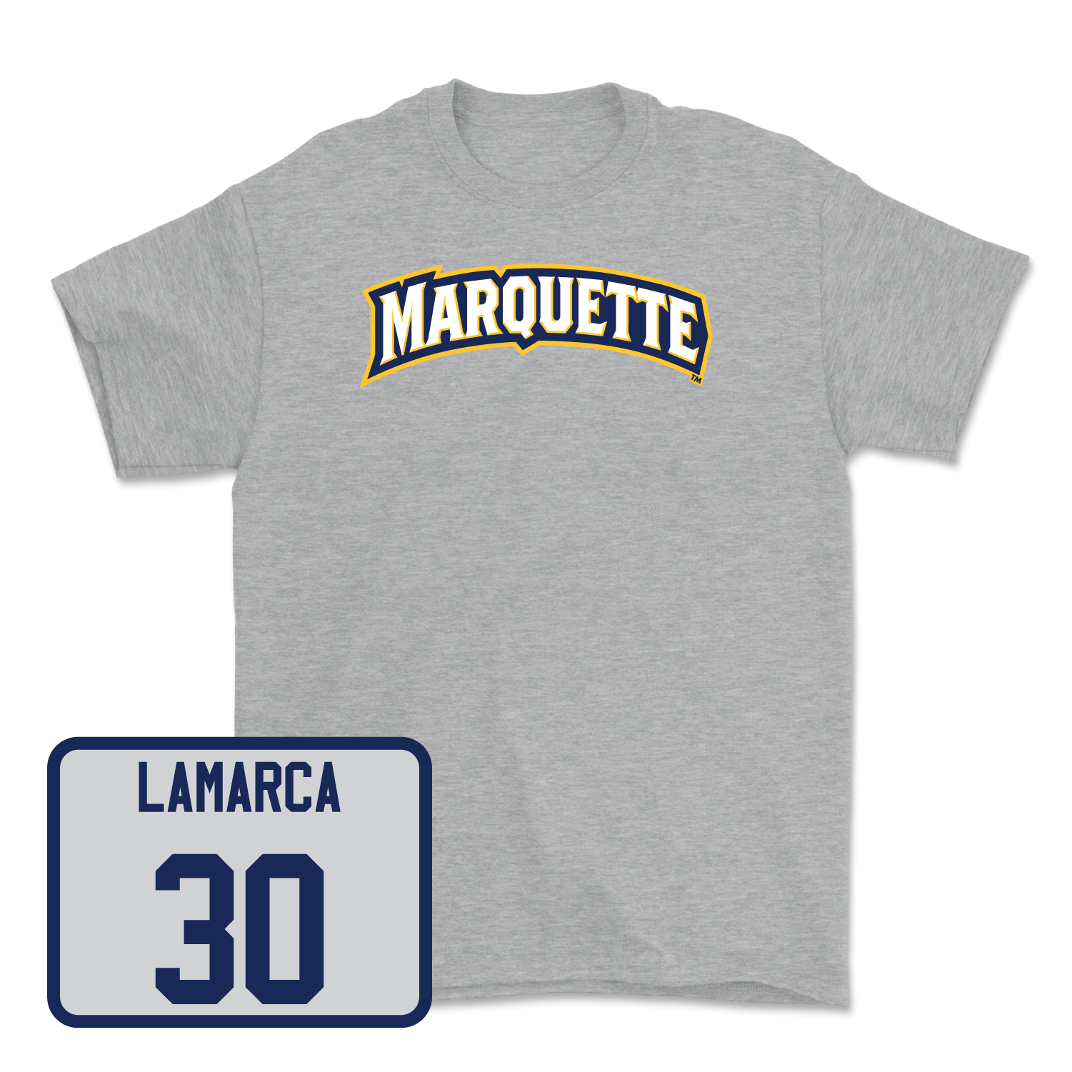 Sport Grey Men's Lacrosse Wordmark Tee X-Large / David Lamarca | #30