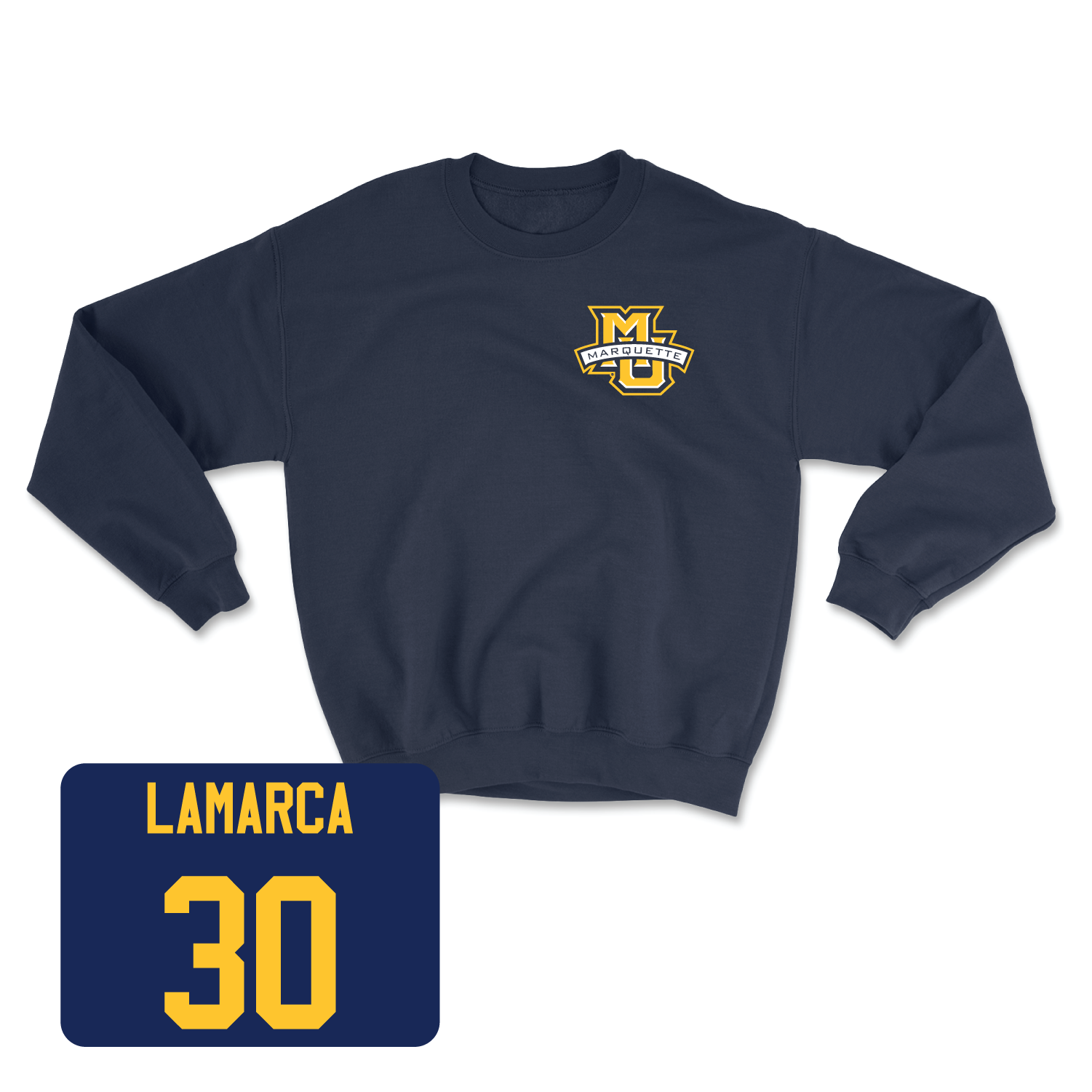 Navy Men's Lacrosse Classic Crew Medium / David Lamarca | #30