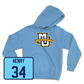 Championship Blue Women's Lacrosse Marquette Hoodie 4X-Large / Ellie Henry | #34