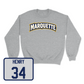 Sport Grey Women's Lacrosse Wordmark Crew Small / Ellie Henry | #34