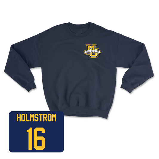 Navy Women's Volleyball Classic Crew Youth Small / Ella Holmstrom | #16