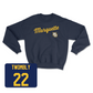 Navy Women's Soccer Script Crew Large / Elsi Twombly | #22