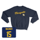 Navy Women's Lacrosse Script Crew Small / Elle Wagner | #15