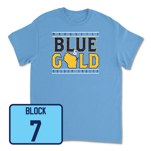 Championship Blue Women's Soccer State Tee 2 Youth Small / Hailey Block | #7