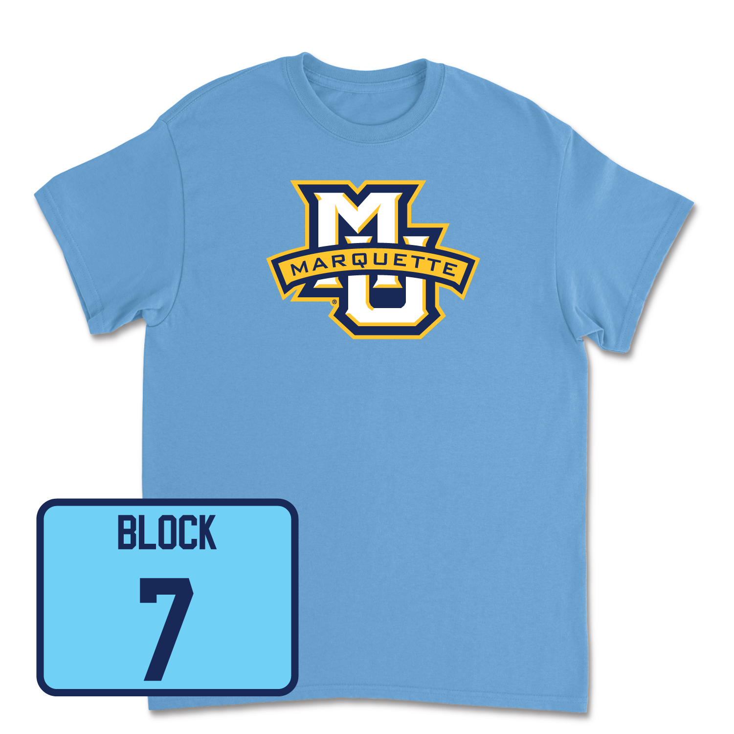 Championship Blue Women's Soccer Marquette Tee 2 X-Large / Hailey Block | #7