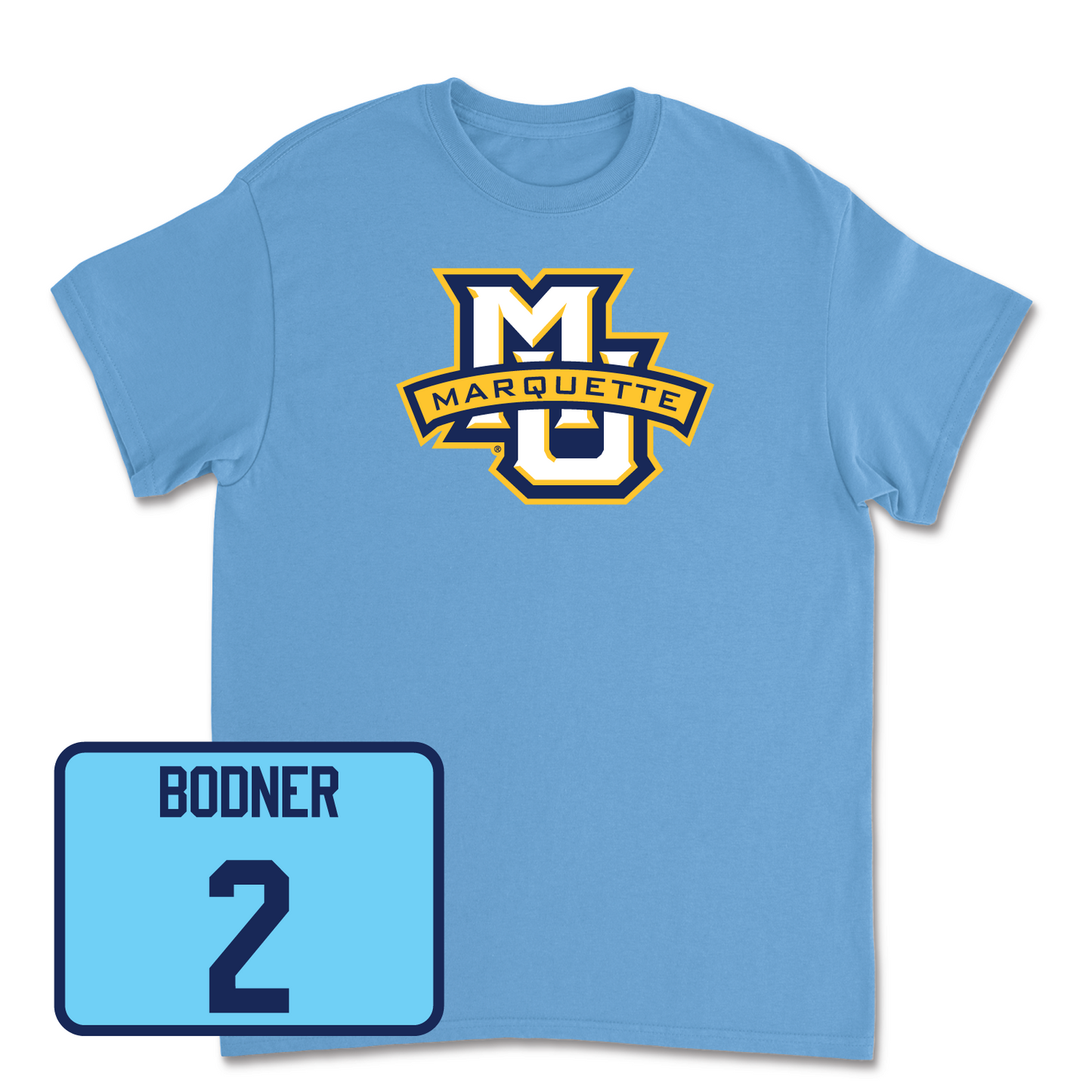 Championship Blue Women's Lacrosse Marquette Tee - Ava Sprinkel