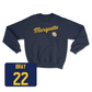 Navy Women's Volleyball Script Crew Small / Hattie Bray | #22