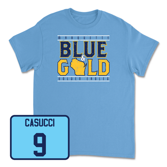 Championship Blue Women's Lacrosse State Tee - Isabelle Casucci