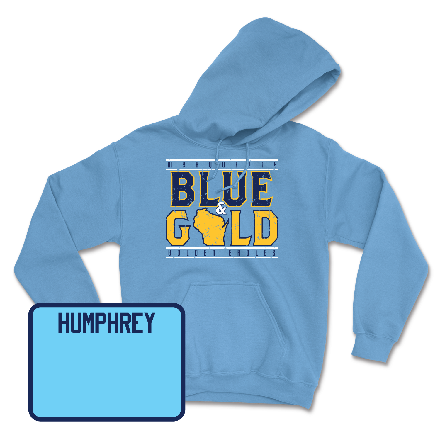 Championship Blue Track & Field State Hoodie Youth Large / Jared Humphrey