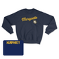 Navy Track & Field Script Crew 4X-Large / Jared Humphrey