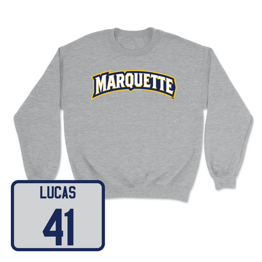 Sport Grey Men's Basketball Wordmark Crew - Jonah Lucas