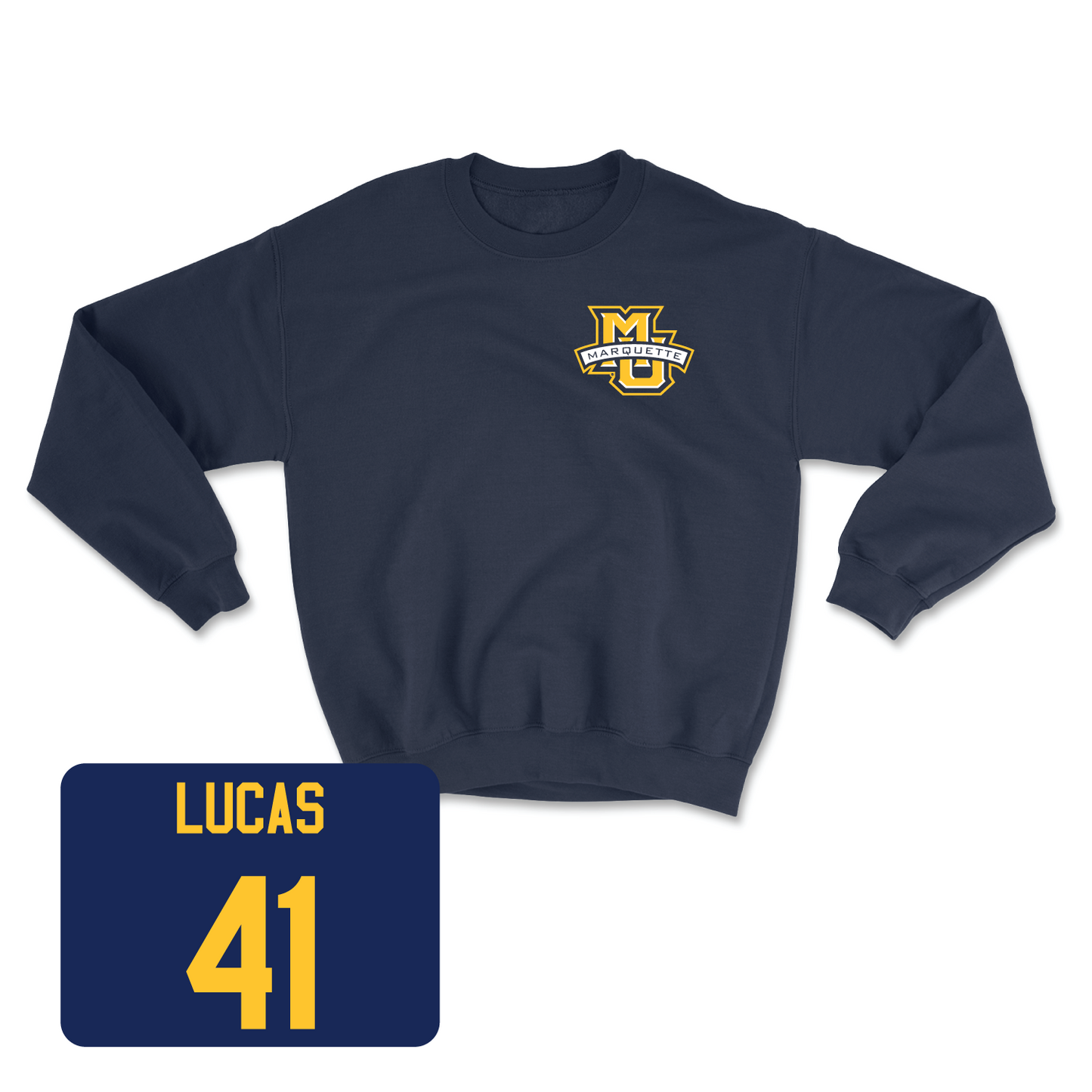 Navy Men's Basketball Classic Crew Large / Jonah Lucas | #41