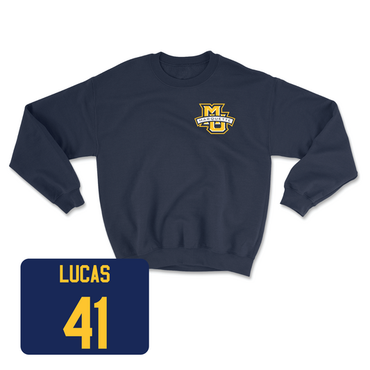Navy Men's Basketball Classic Crew - Jonah Lucas