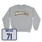 Sport Grey Men's Lacrosse Wordmark Crew 3 Small / Justin Mintzer | #71