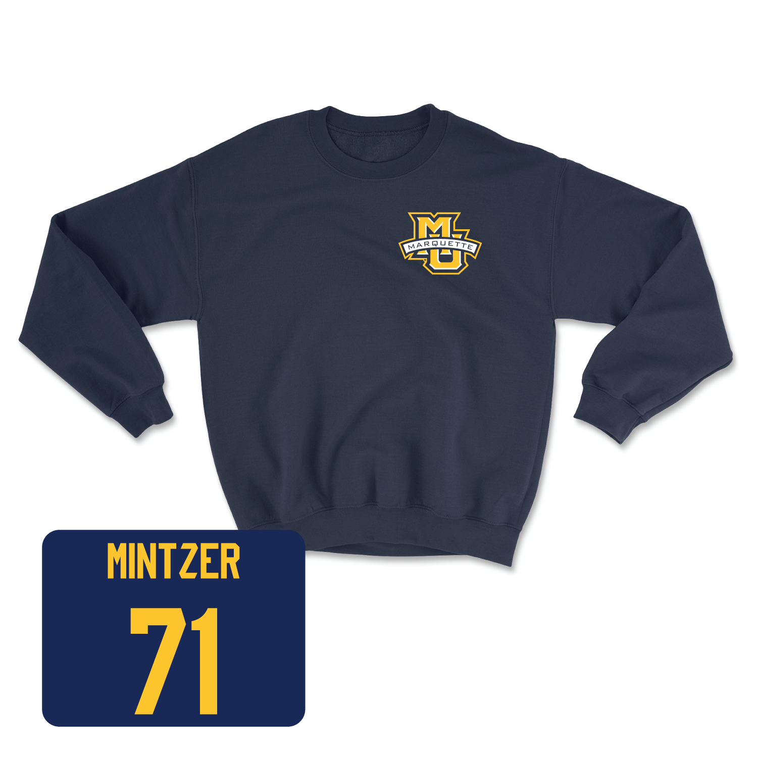 Navy Men's Lacrosse Classic Crew 3 Large / Justin Mintzer | #71