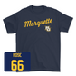 Navy Men's Lacrosse Script Tee 2 Large / Jackson Rose | #66