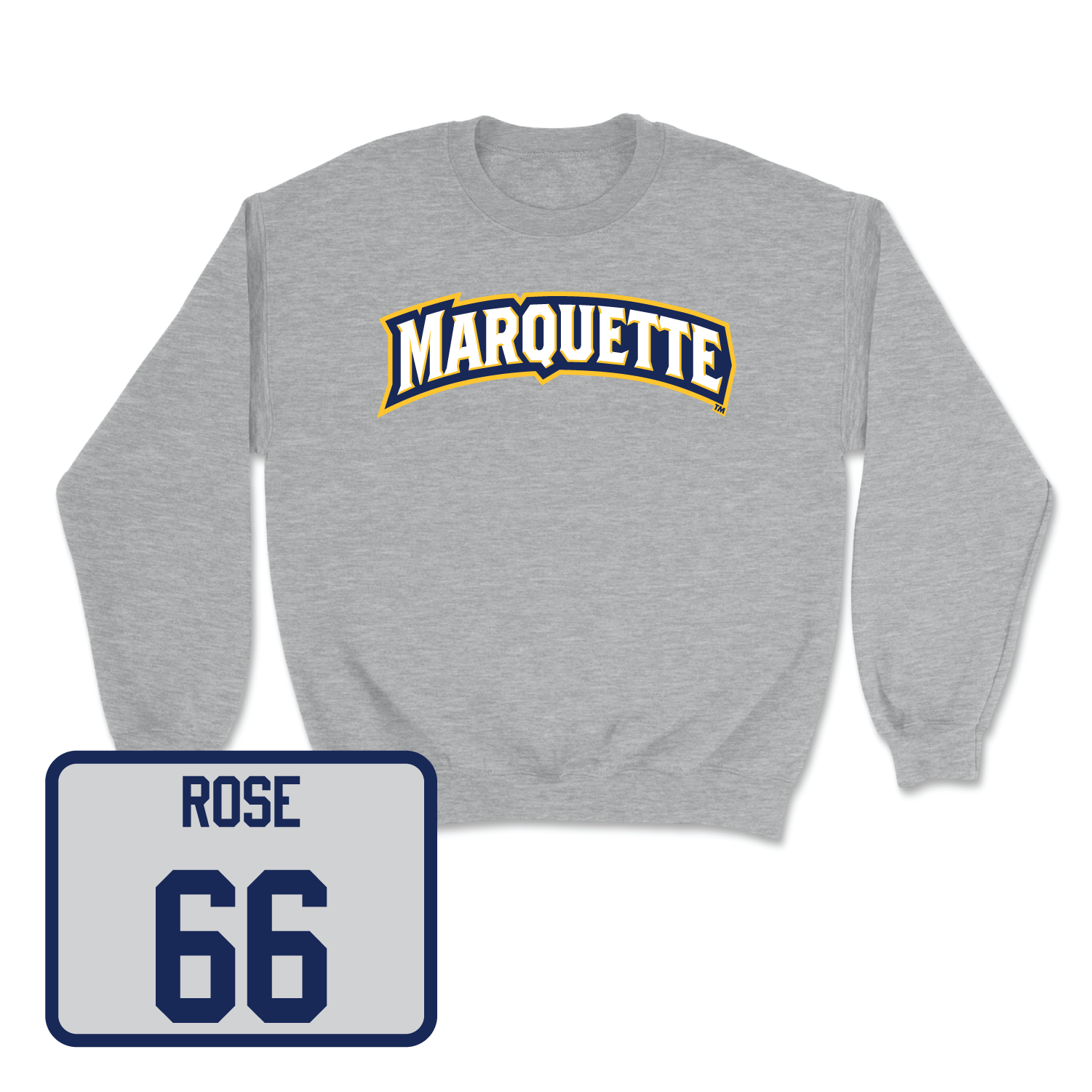 Sport Grey Men's Lacrosse Wordmark Crew 2 Medium / Jackson Rose | #66