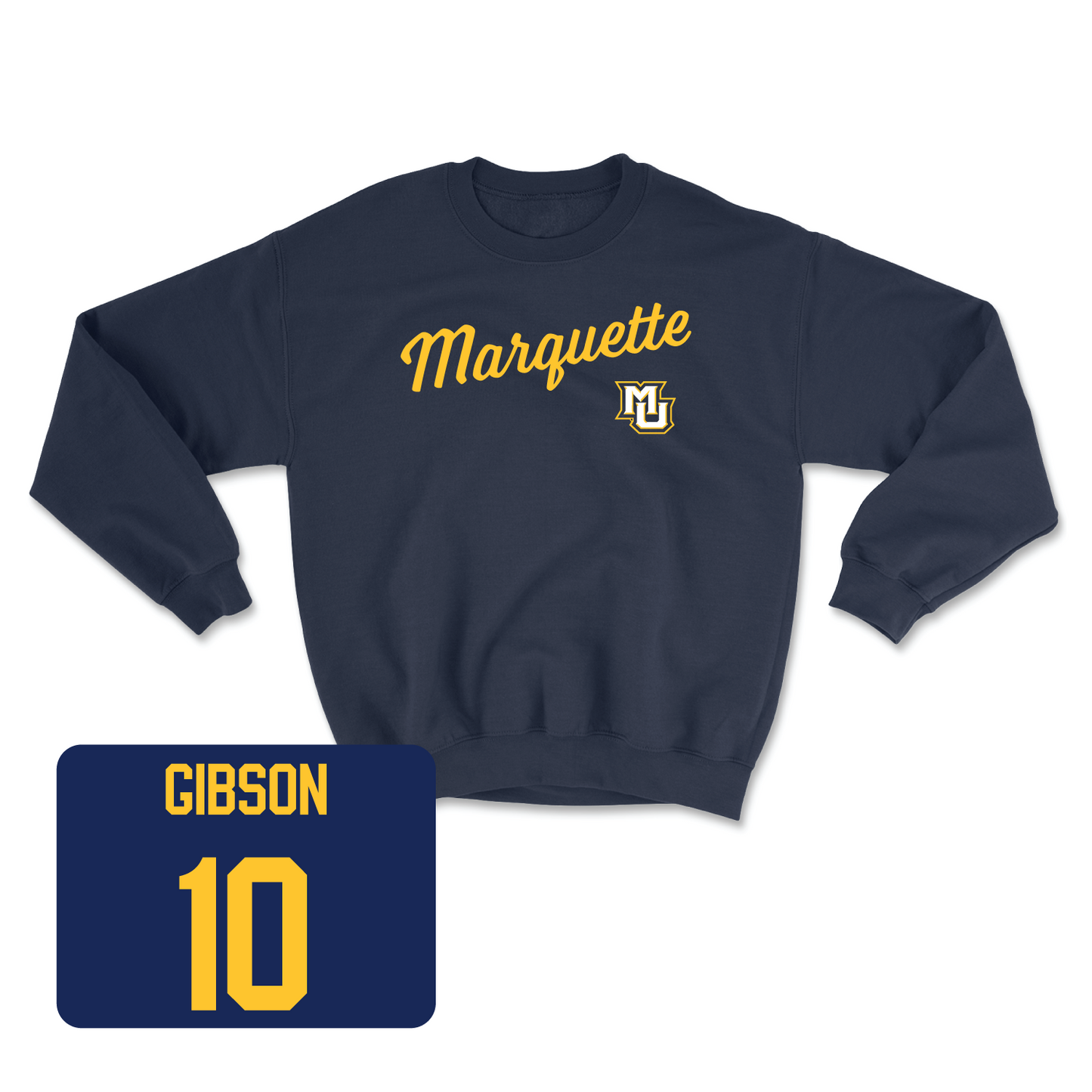 Navy Women's Soccer Script Crew 2 Medium / Kate Gibson | #10