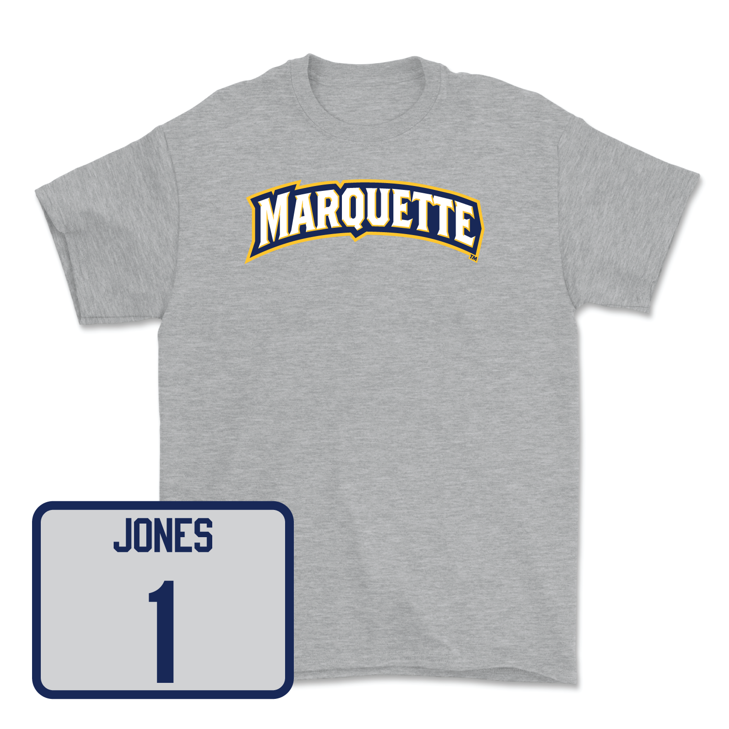 Sport Grey Men's Basketball Wordmark Tee Medium / Kameron Jones | #1