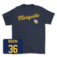 Navy Men's Lacrosse Script Tee 3 2X-Large / Kayden Rogers | #36