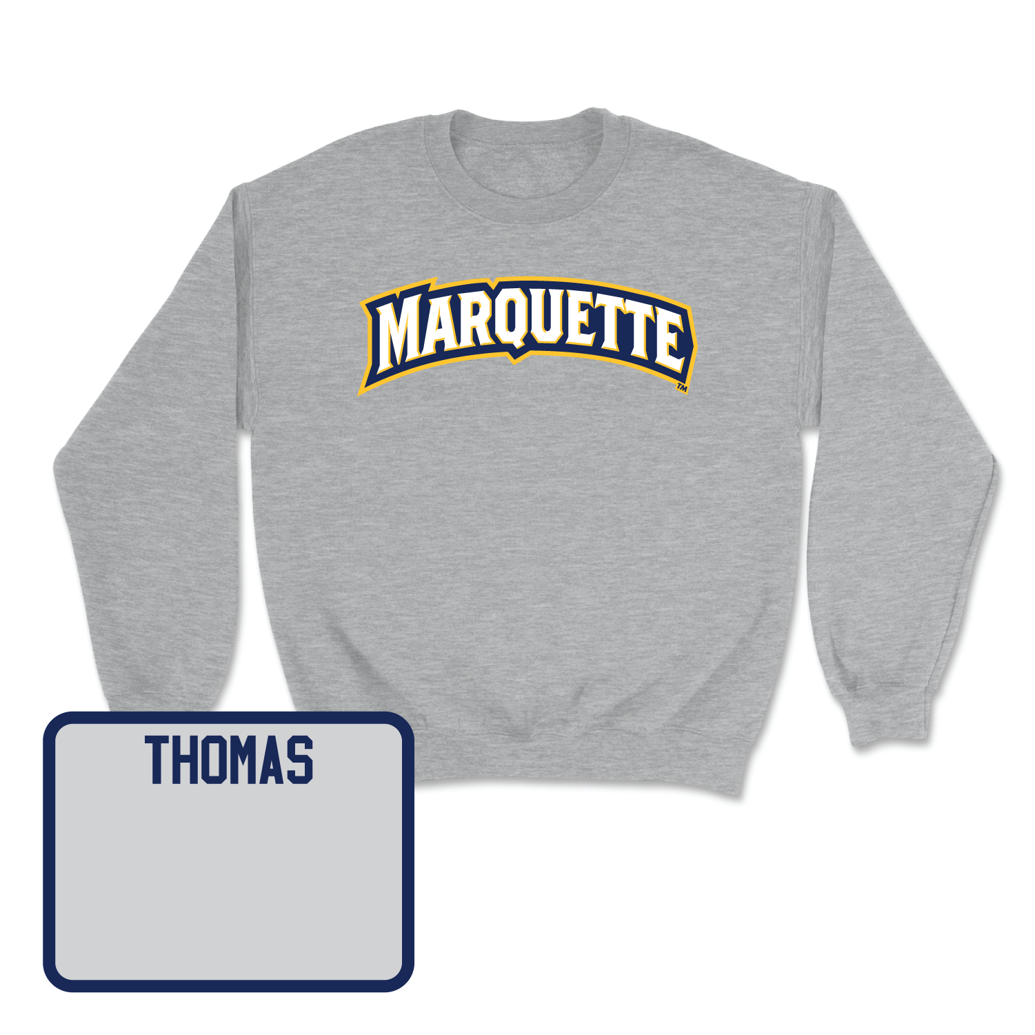 Sport Grey Track & Field Wordmark Crew Small / KT Thomas