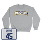 Sport Grey Men's Lacrosse Wordmark Crew 3 Small / Lucas Lawas | #45