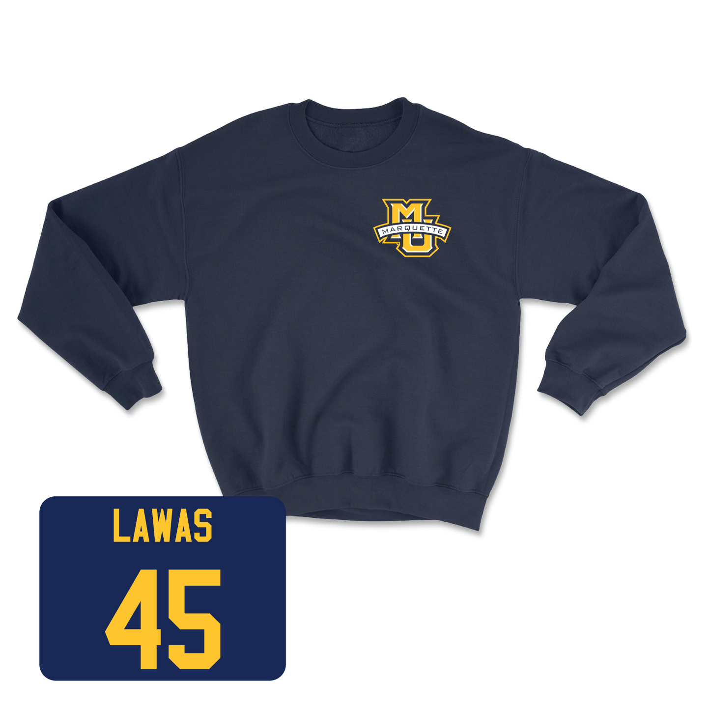 Navy Men's Lacrosse Classic Crew 3 Small / Lucas Lawas | #45